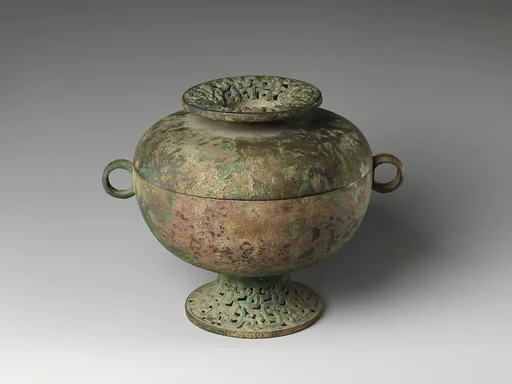 청동 두 중국 전국|靑銅豆 中國 戰國|Ritual grain serving vessel (Dou)