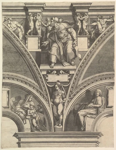 The Prophet Ezekiel, from "Prophets and Sibyls in the Sistine Chapel"