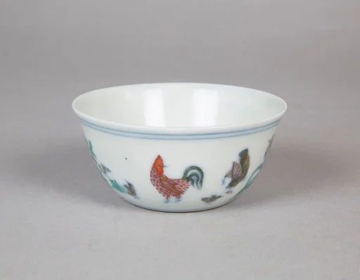 明成化    景德鎮窯鬥彩雞缸杯|Chicken cup