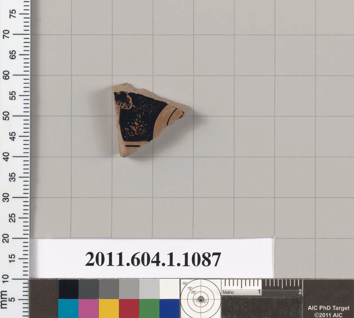 Terracotta fragment of a kylix (drinking cup) — Unknown