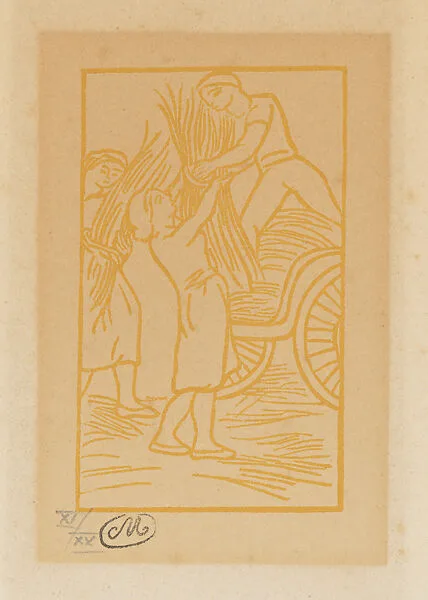 The Harvest, second plate (La Moisson, deuxième planche) — Aristide Maillol|Philippe Gonin