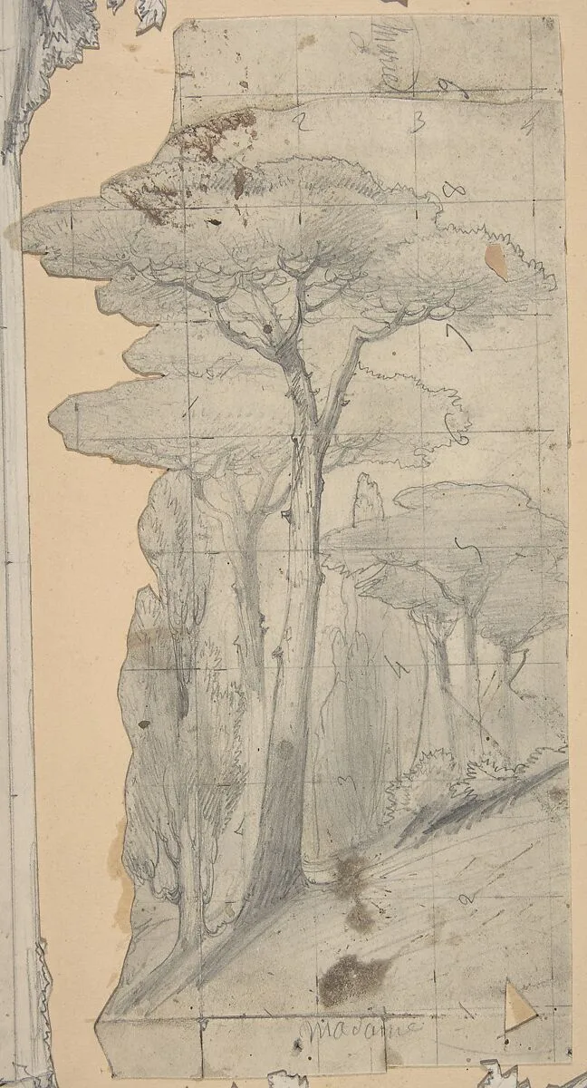 Design for a Stage Set at the Opéra, Paris — Eugène Cicéri