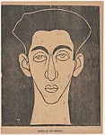 Portrait of Carlos Orozco Romero, from the portfolio 'Los pequeños grabadores en madera, alumnos de la Escuela Preparatoria de Jalisco' (Guadalajara, Mexico 1925). — María Marín de Orozco