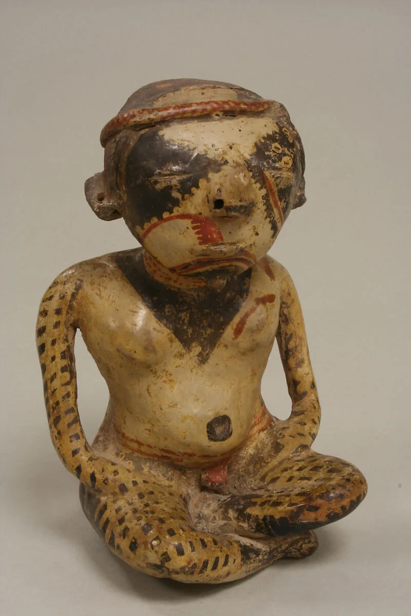 Seated Male Figure — Unknown