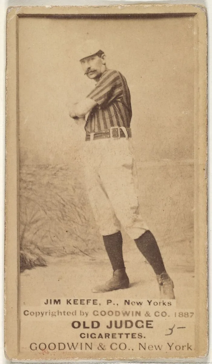 Timothy John "Tim" Keefe, Pitcher, New York, from the Old Judge series (N172) for Old Judge Cigarettes — Goodwin & Company