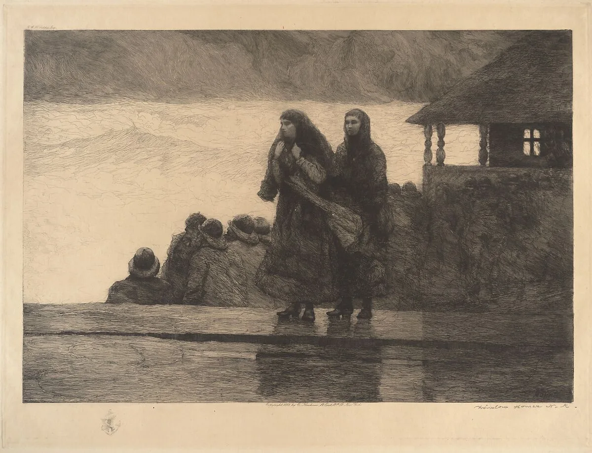 Perils of the Sea — Winslow Homer