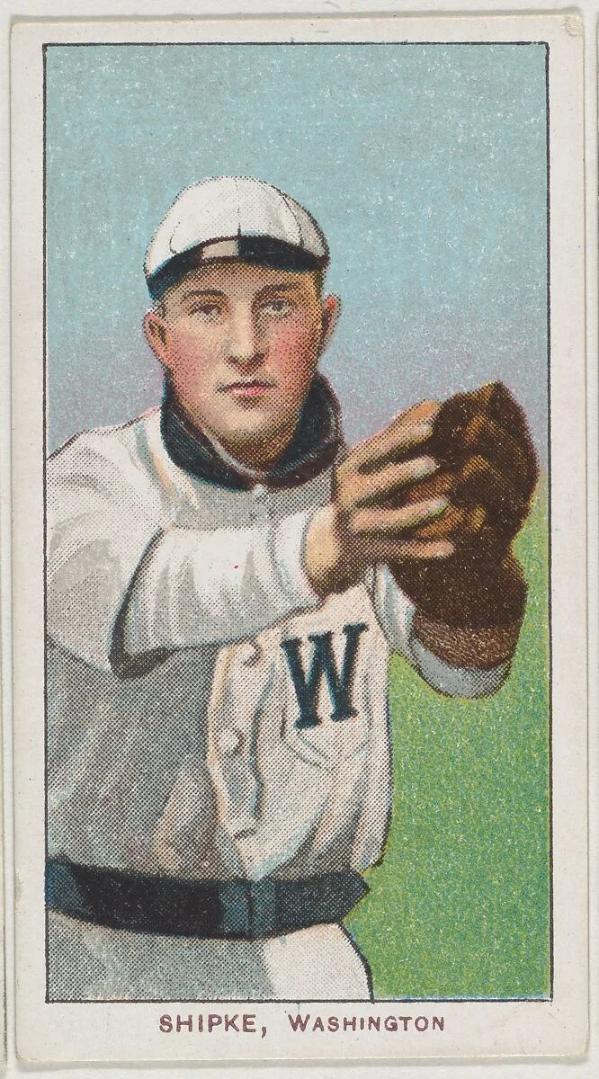 Shipke, Washington, American League, from the White Border series (T206) for the American Tobacco Company — American Tobacco Company
