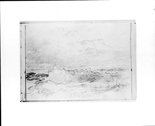 Seascape with Breaking Waves (from Sketchbook VII)
