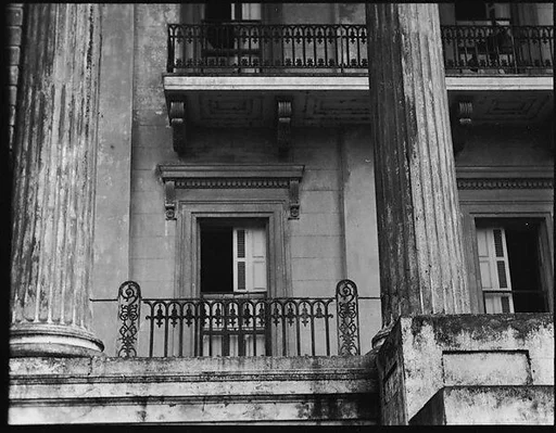 [Columns and Balcony, Belle Grove Plantation, White Castle, Louisiana]