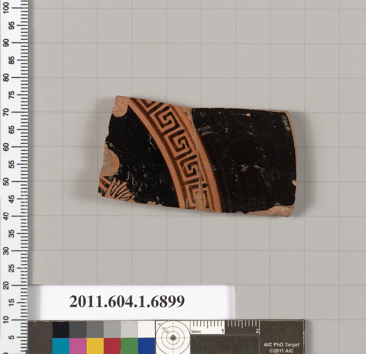 Terracotta fragment of a kylix (drinking cup) — Unknown