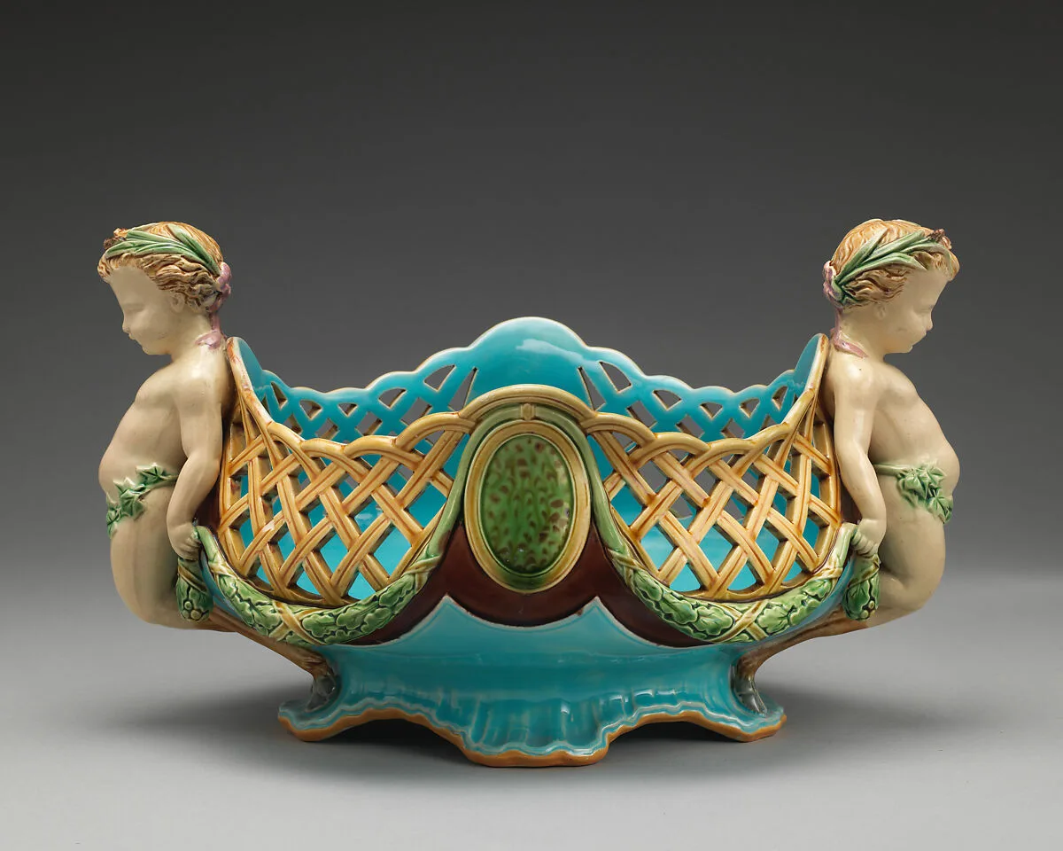 Basket — Albert-Ernest Carrier-Belleuse|Minton(s)