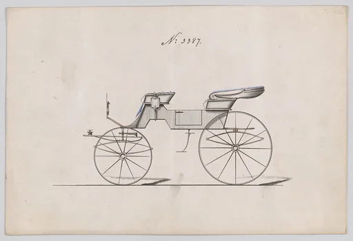 Design for 2 seat Phaeton, no. 3387