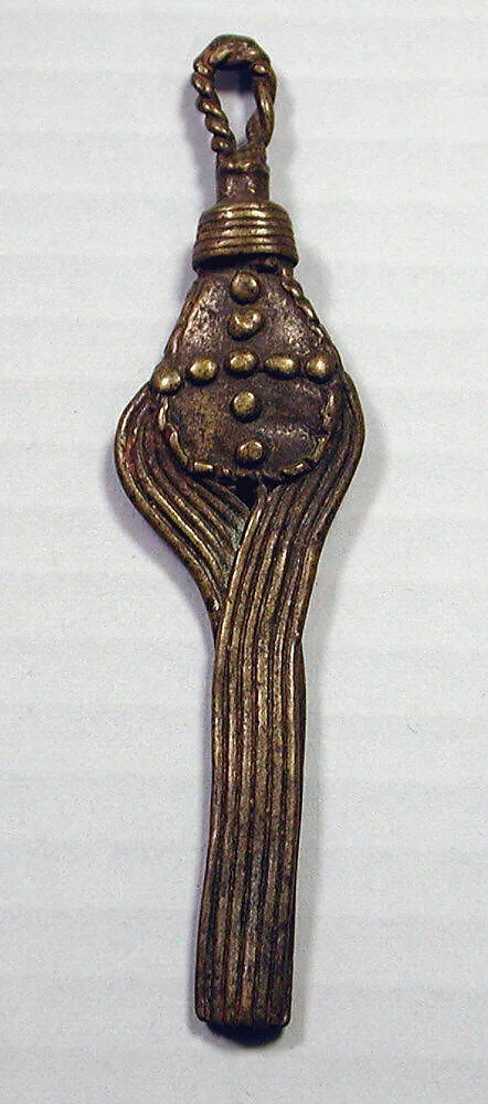 Gold Weight: Ceremonial Whisk — Unknown