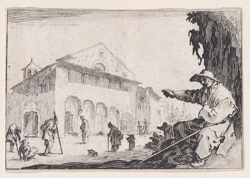 L'Hospice (The Almshouse), from Les Caprices Series A, The Florence Set