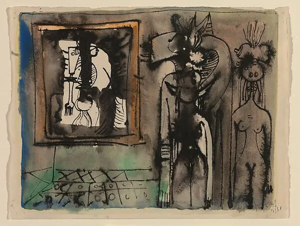 Study for "The Secret" — Wifredo Lam