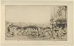 The Bread Market, Tetuan — James McBey