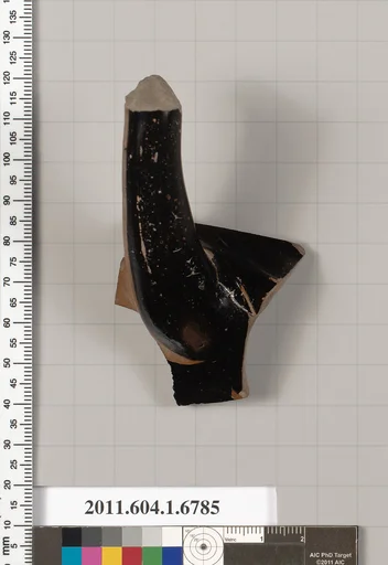 Terracotta fragment of a kylix (drinking cup)
