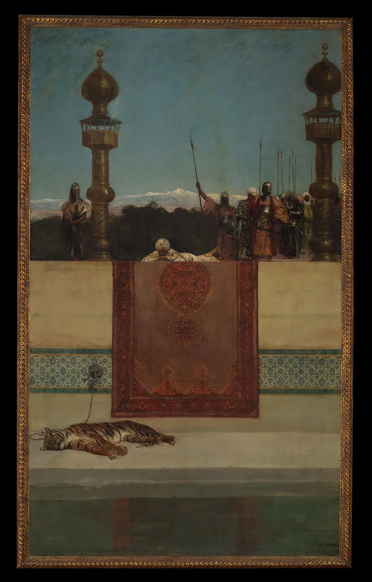 The Sultan's Tiger — Benjamin-Constant (Jean-Joseph-Benjamin Constant)