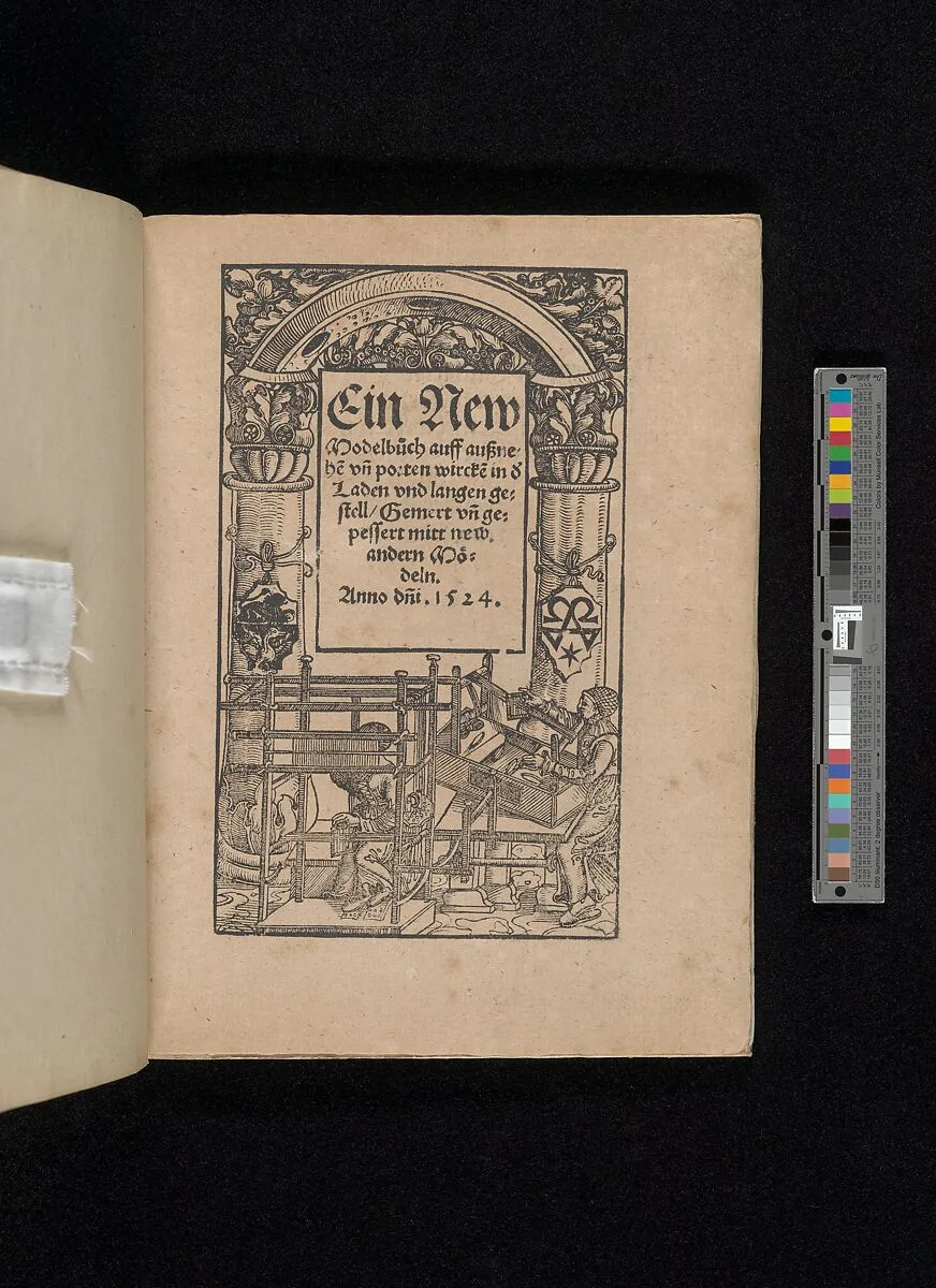 Ein new Modelbuch..., title page (recto) — Johann Schönsperger the Younger