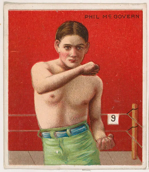 Phil McGovern, Boxing, from Mecca & Hassan Champion Athlete and Prize Fighter collection, 1910 — Mecca Cigarettes