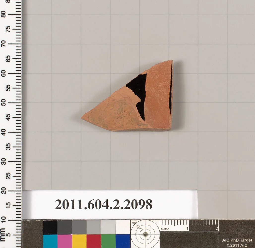 Terracotta fragment of a skyphos (deep drinking cup)? — Unknown