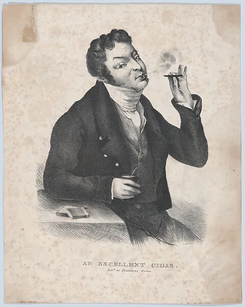 An Excellent Cigar — Pendleton's Lithography