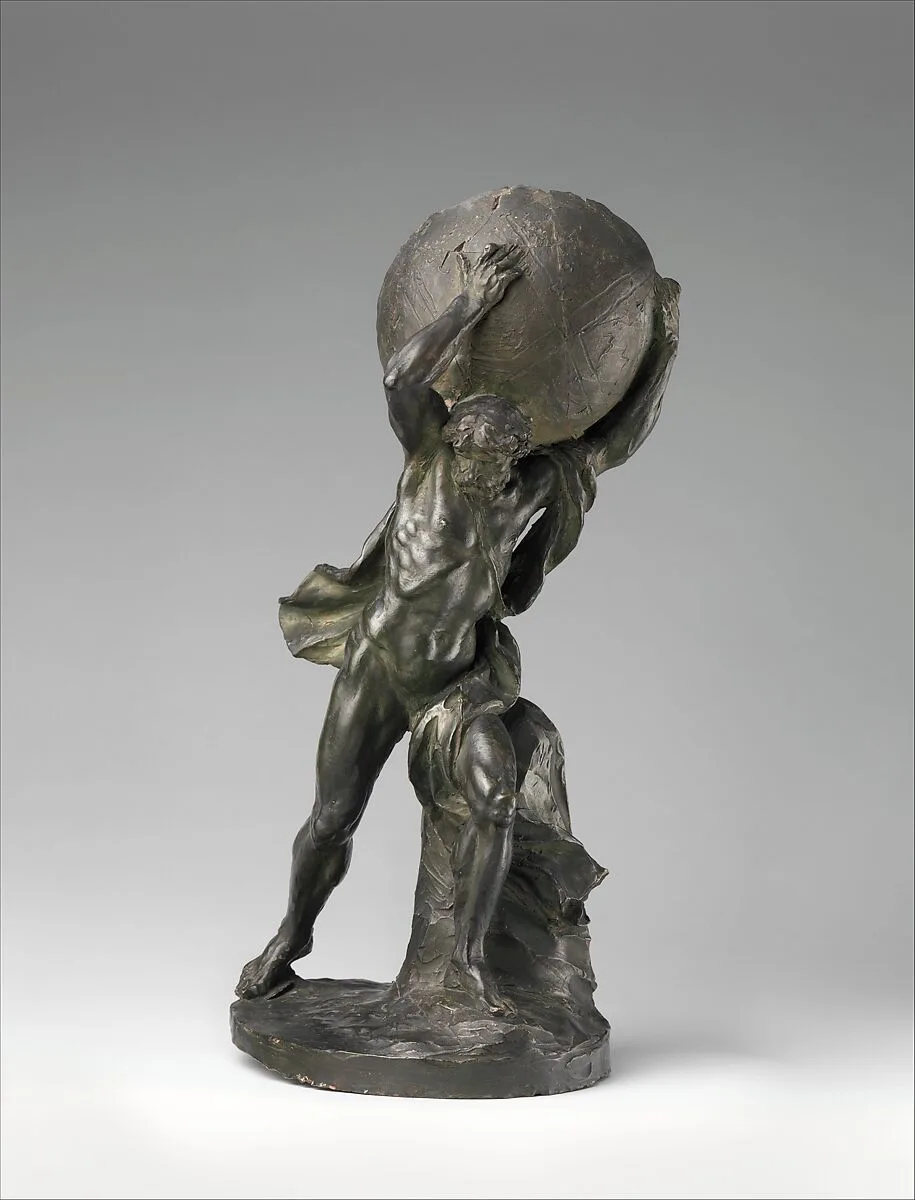 Hercules or Atlas Supporting the Globe — Clodion (Claude Michel)