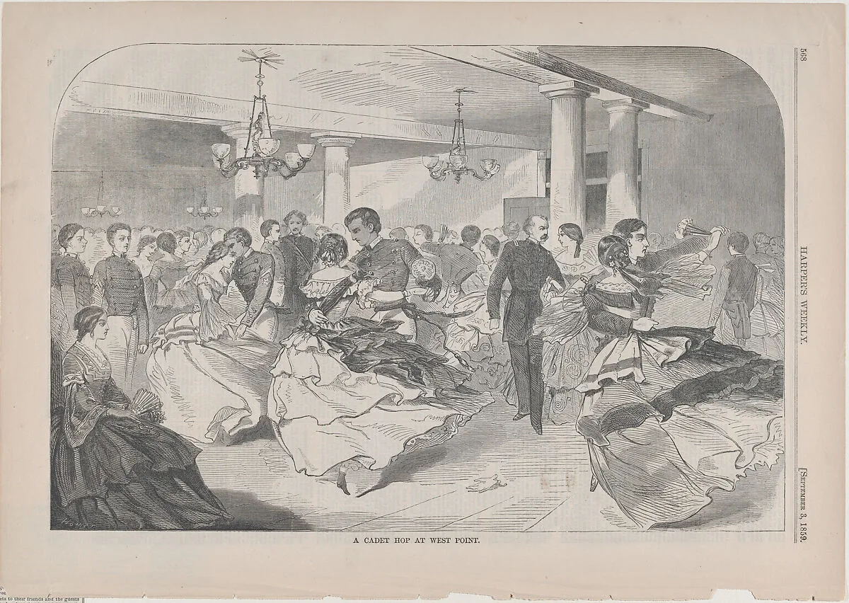 A Cadet Hop at West Point (from "Harper's Weekly," Vol. III) — Winslow Homer|Harper's Weekly|Harper & Brothers