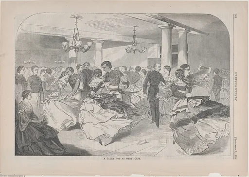 A Cadet Hop at West Point (from "Harper's Weekly," Vol. III)