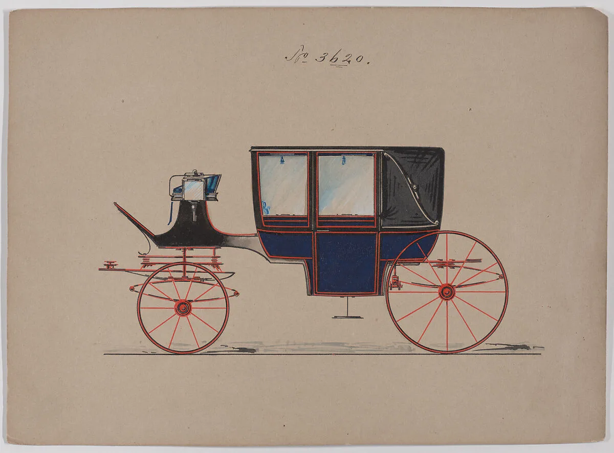 Design for Landau, No. 3620 — Brewster & Co.