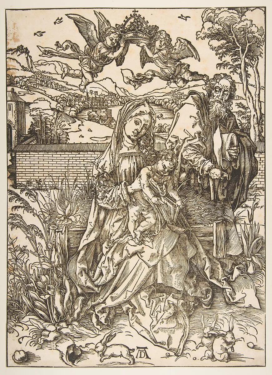 The Holy Family with the Three Hares — Albrecht Dürer