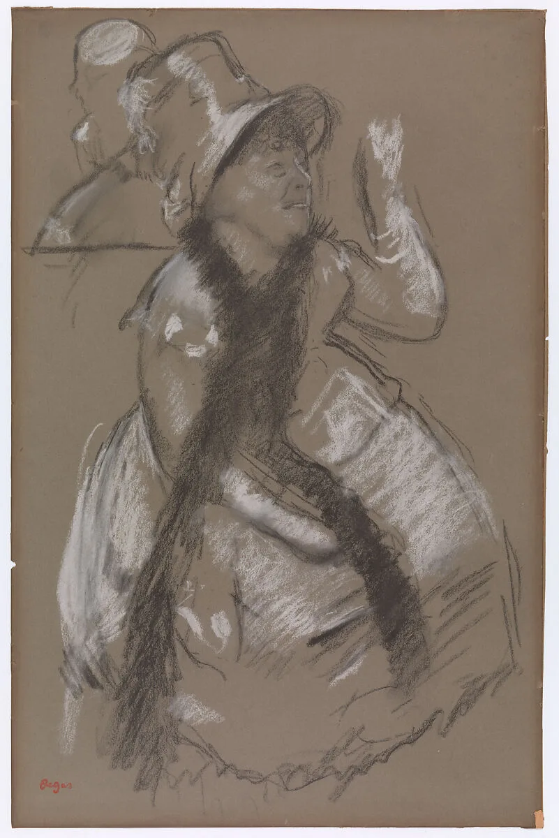 Portrait of Madame Dietz-Monnin — Edgar Degas