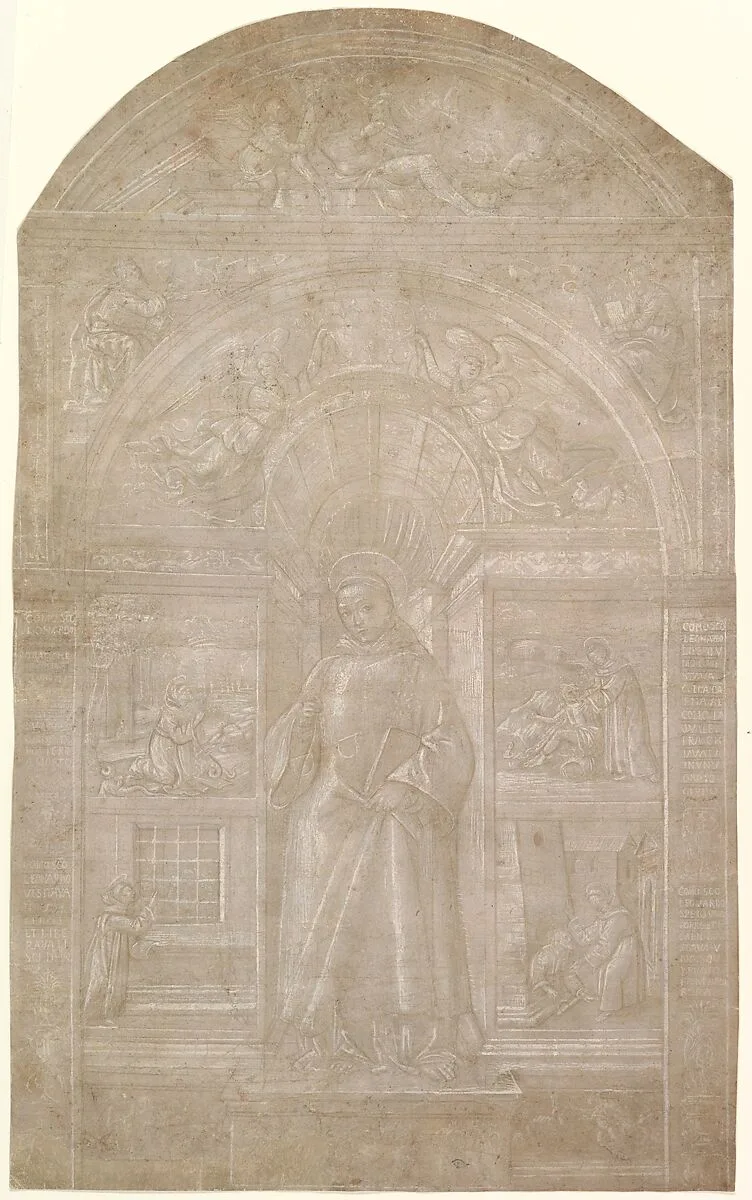 Saint Leonard and Four Episodes from His Life — Francesco di Paolo da Montereale