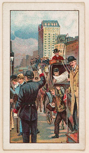 State Street, Chicago, bakery card from the Around the World Series (D92), issued by White Star Bakery — White Star Bakery