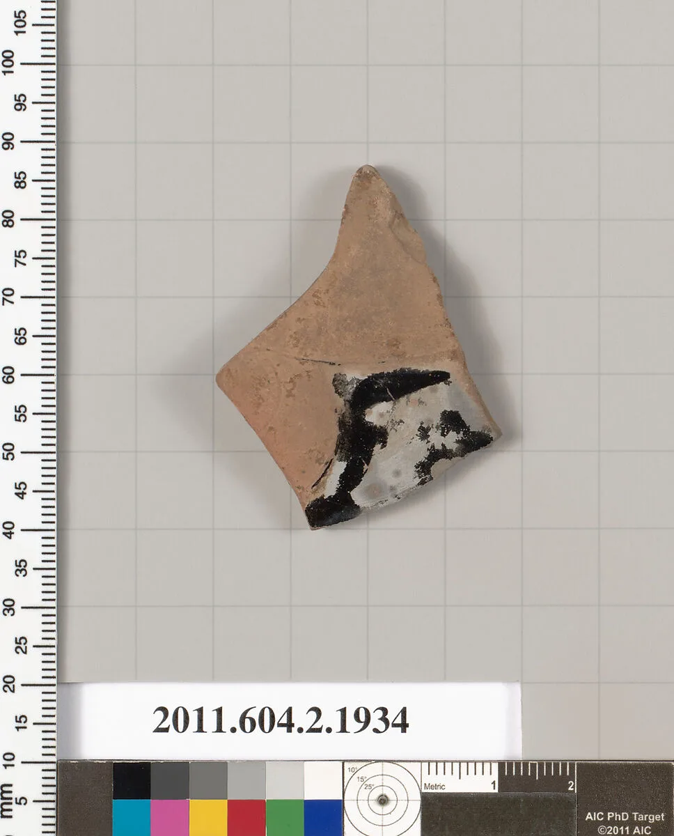 Terracotta fragment of a skyphos (deep drinking cup) — Unknown