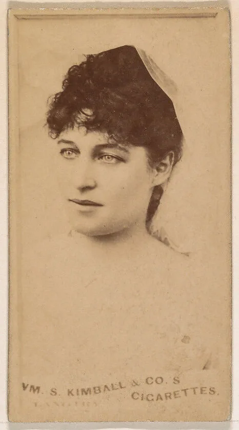 Miss Langtry, from the Actresses series (N203) issued by Wm. S. Kimball & Co. — William S. Kimball & Company
