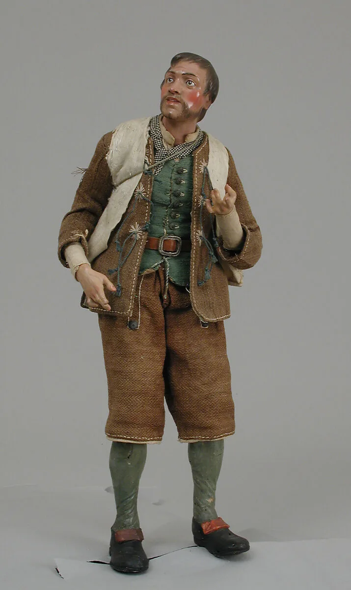 Man with bagpipes — Unknown