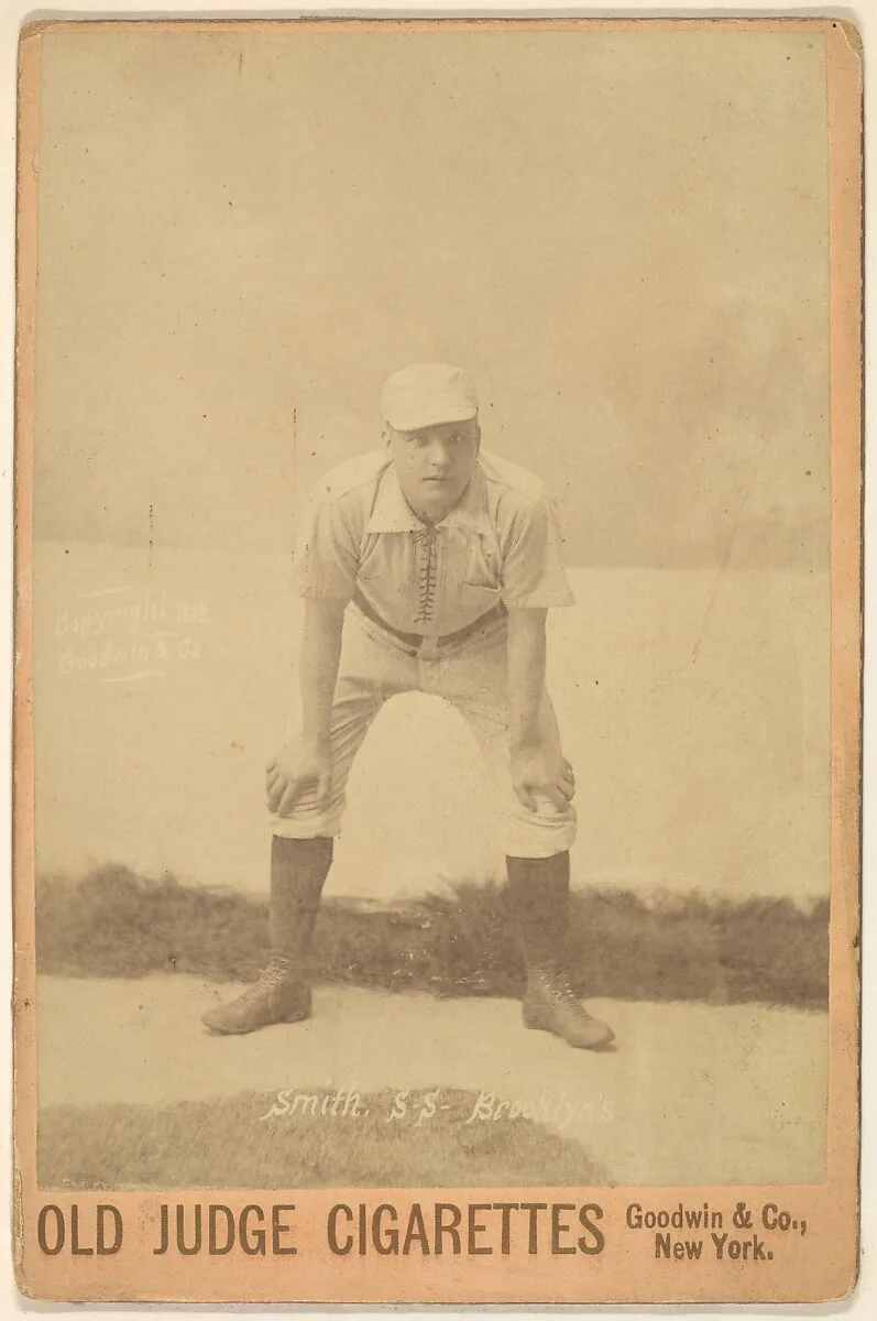 Smith, Shortstop, Brooklyn, from the series Old Judge Cigarettes — Goodwin & Company