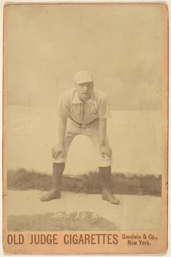 Smith, Shortstop, Brooklyn, from the series Old Judge Cigarettes