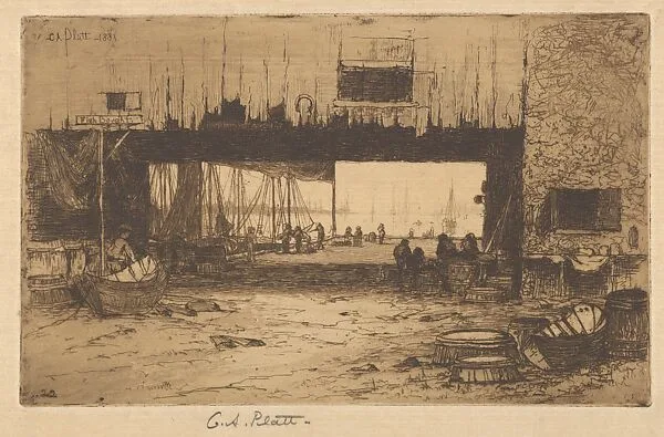 Interior of Fish-Houses — Charles Adams Platt