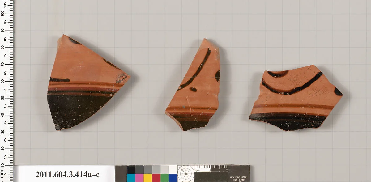 Terracotta fragments of a neck-amphora (jar) — Unknown