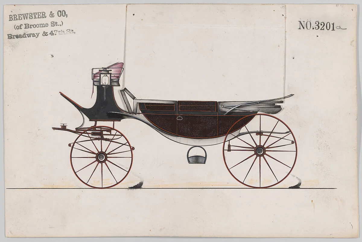 Design for Landau, No. 3201a — Brewster & Co.