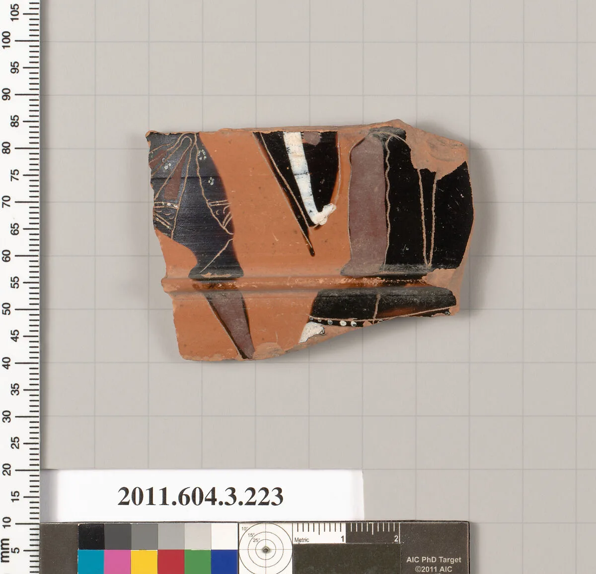 Terracotta fragment of a neck-amphora of Nicosthenic shape (jar) — Unknown