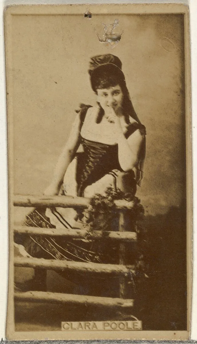 Clara Poole, from the Actors and Actresses series (N145-8) issued by Duke Sons & Co. to promote Duke Cigarettes — W. Duke, Sons & Co.|American Tobacco Company