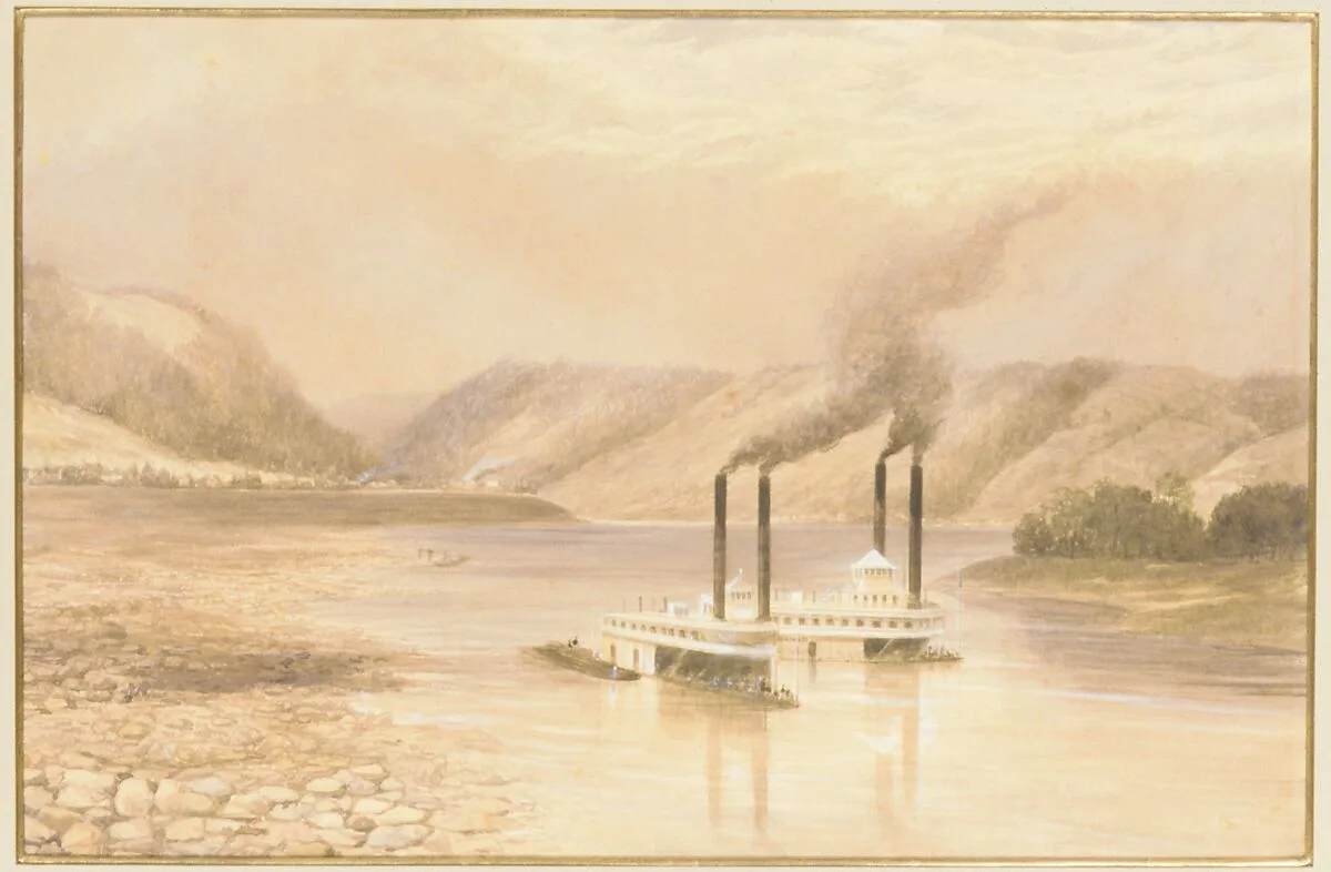 The Ohio River near Wheeling, West Virginia — Lefevre James Cranstone