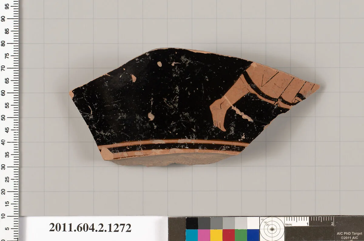 Terracotta fragment of a skyphos (deep drinking cup) — Unknown