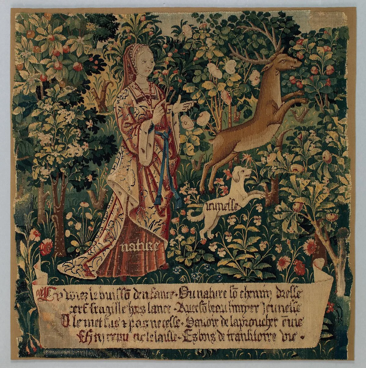 Nature Sets Her Hound Youth after the Stag (from The Hunt of the Frail Stag) — Unknown