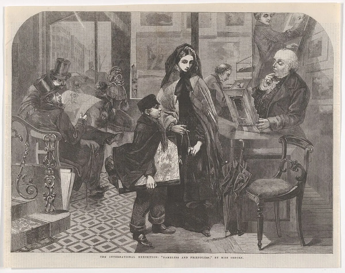 Nameless and Friendless, from "Illustrated London News" — Edward Skill|Emily Mary Osborn