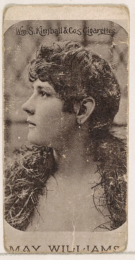 May Williams, from the Actresses series (N190) issued by Wm. S. Kimball & Co. — William S. Kimball & Company