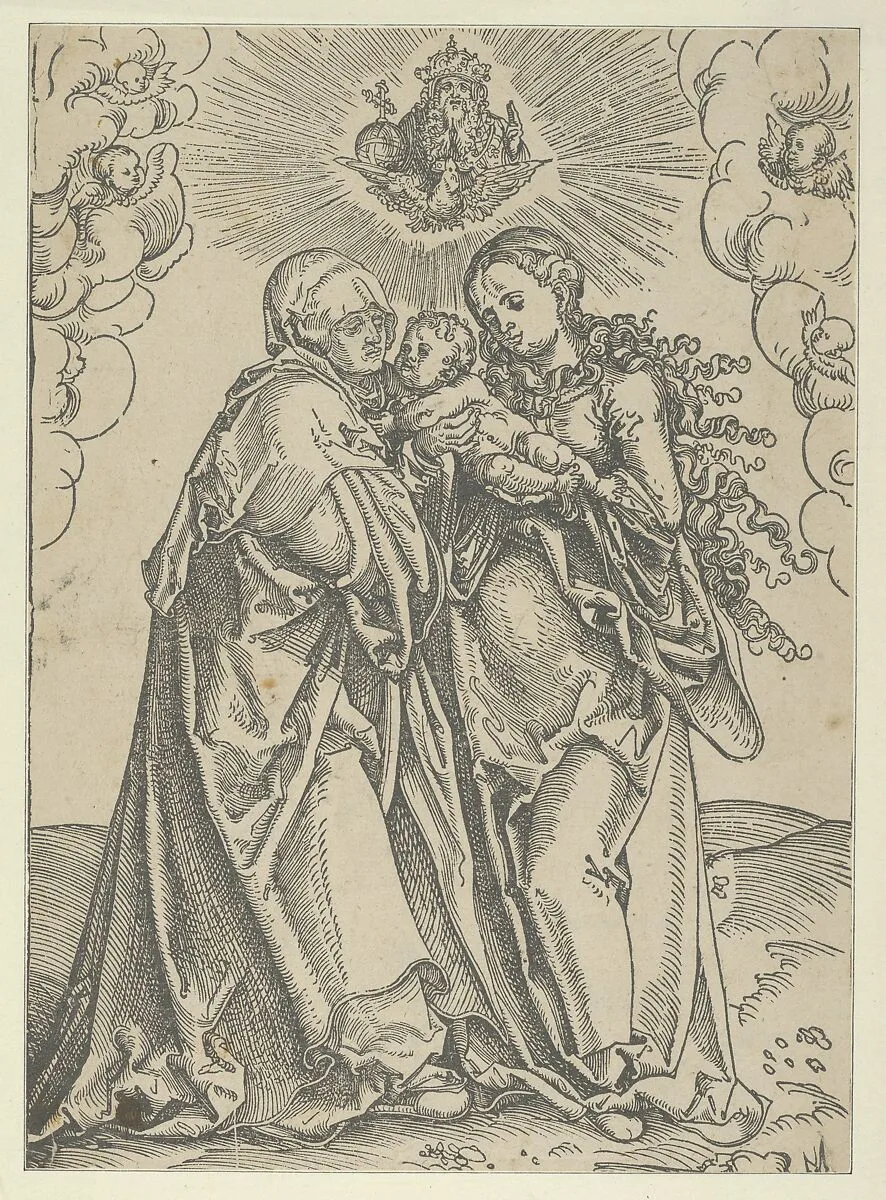 St Anne and the Virgin with the Child — Lucas Cranach the Elder